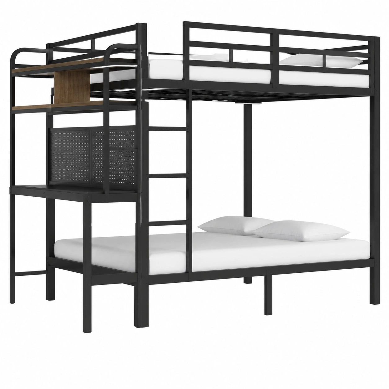 lit-mezzanine-double-avec-led-et-ports-usb-rangements-et-bureau-integres-coloris-noir-cruzoz2417jv