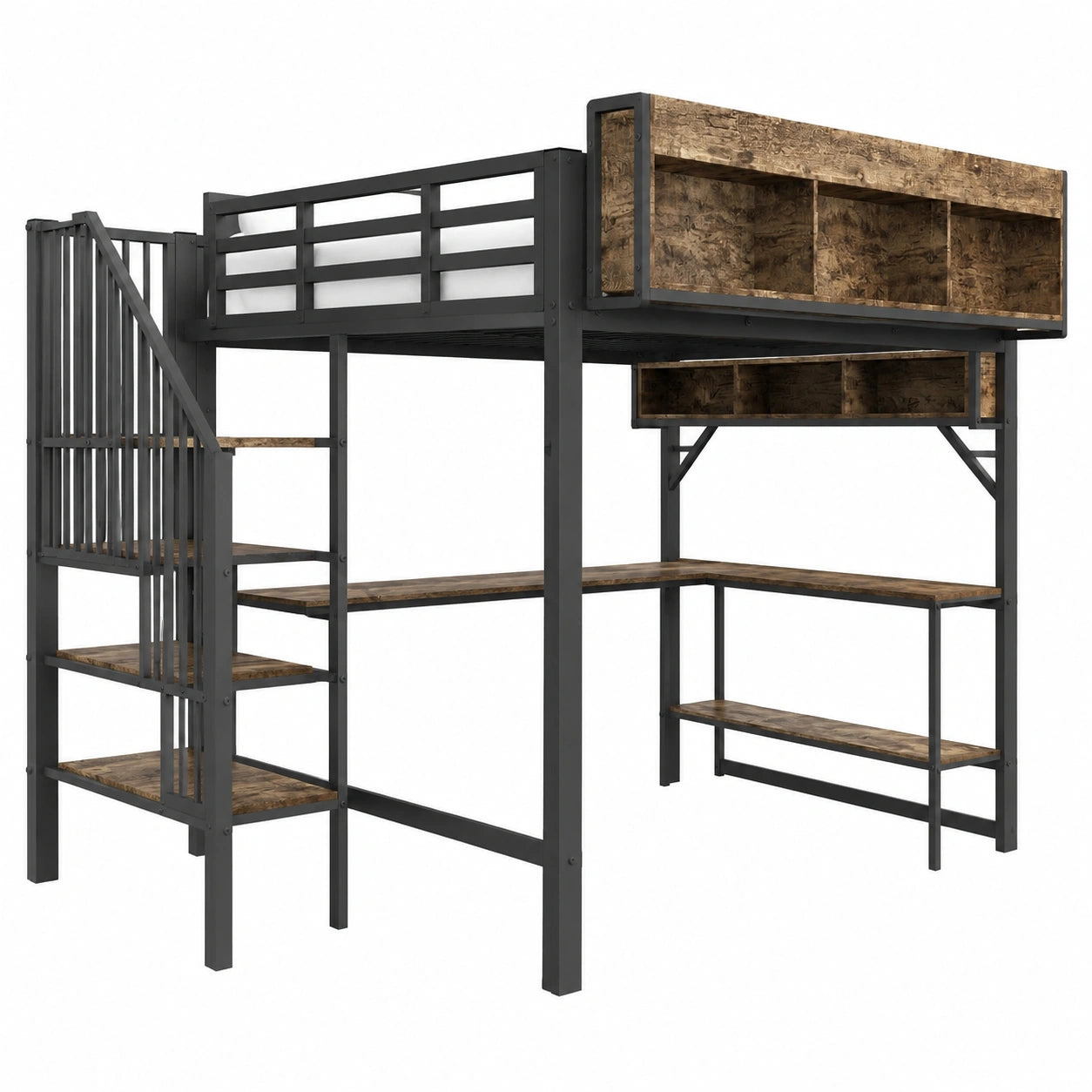lit-mezzanine-avec-bureau-et-rangements-integres-eclairage-led-et-prises-usb-pour-enfant-design-vintage-marronnoir-dqudtt2473jw